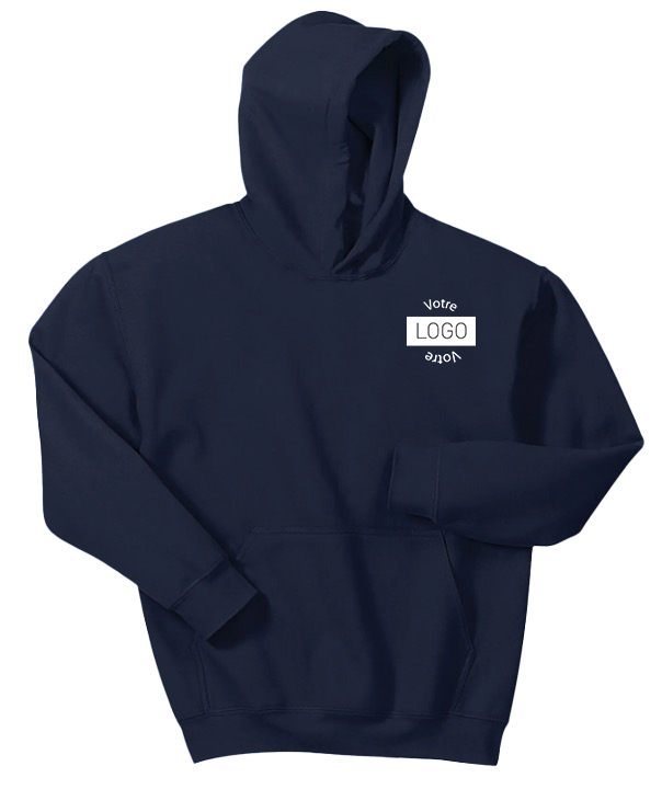 Hoodie jeune bleu marin